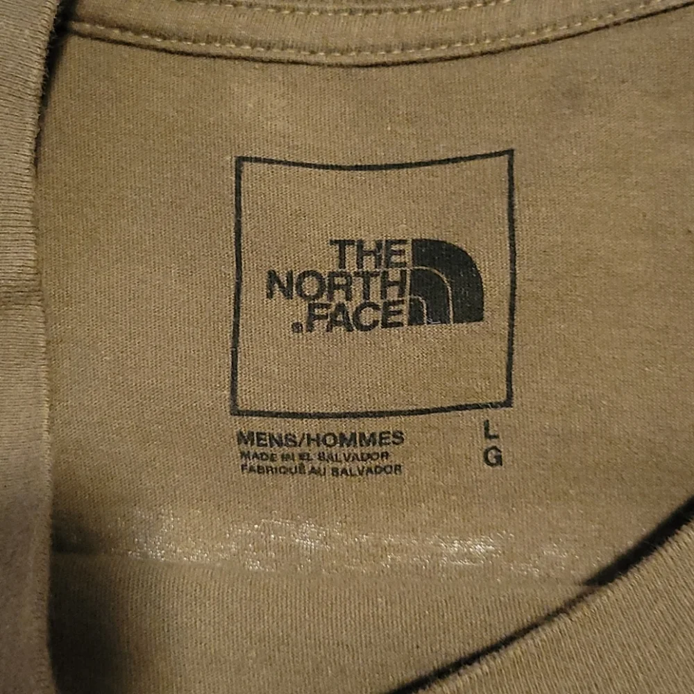 The North Face Olive Green Short Sleeve Logo Tee